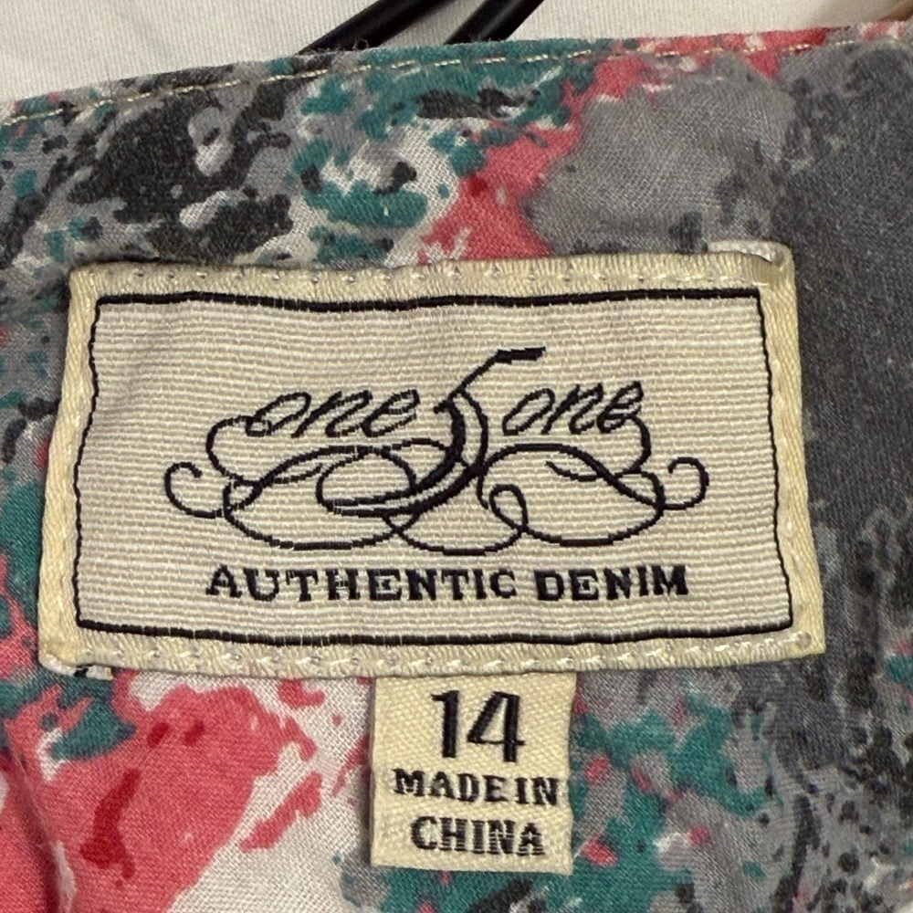 One 5 One Khaki Bermuda Utility Shorts 14 Y2K - Picture 5 of 7